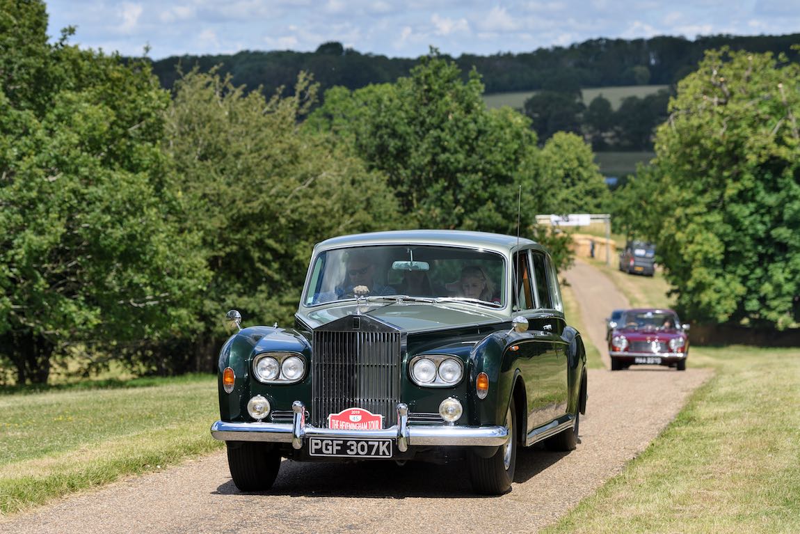 Rolls-Royce Phantom VI followed by the last ever production Gordon Keeble on the Heveningham Tour (Credit TIM SCOTT) TIM SCOTT FLUID IMAGES