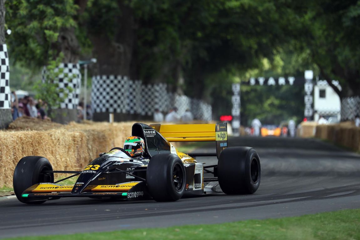 Lamborghini powered single-seater at the 2019 Goodwood Festival of Speed
