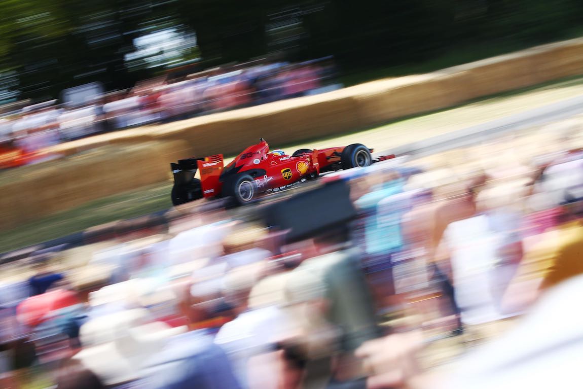 Another Ferrari Formula 1 racer at the Goodwood Festival of Speed