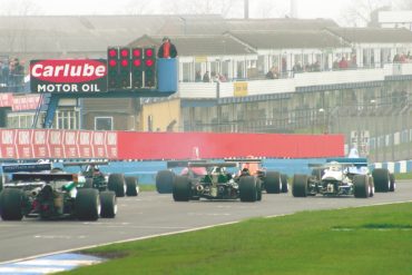 Start of the the Derek Bell Trophy race. Photo: Keith Booker