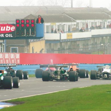 Start of the the Derek Bell Trophy race. Photo: Keith Booker