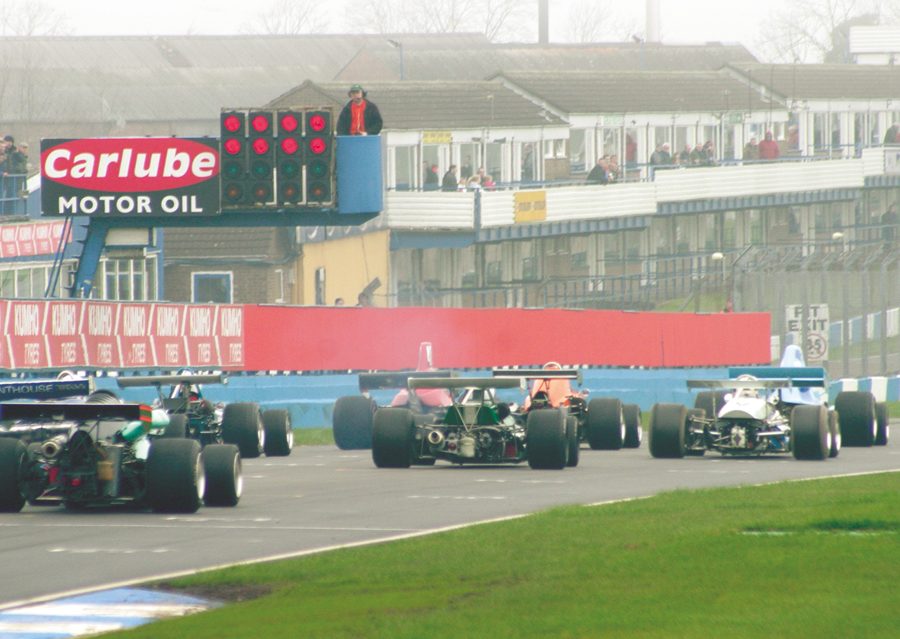 Start of the the Derek Bell Trophy race. Photo: Keith Booker