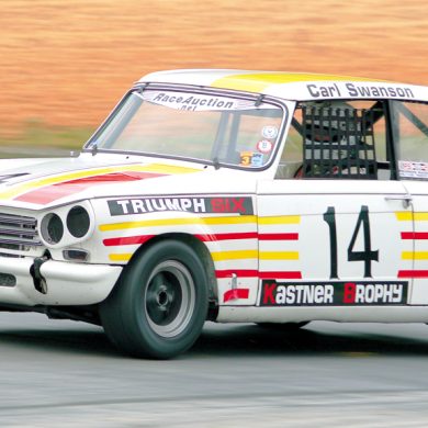 The 1971 Triumph Vitesse Trans-Am of Mark Thomas.
Photo: Walter Pietrowicz