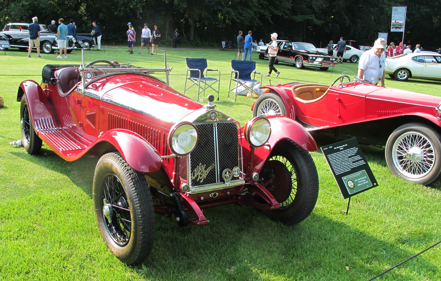 1931 Alfa-Romeo 6C-1750 Spider of the Adderly Collection.
