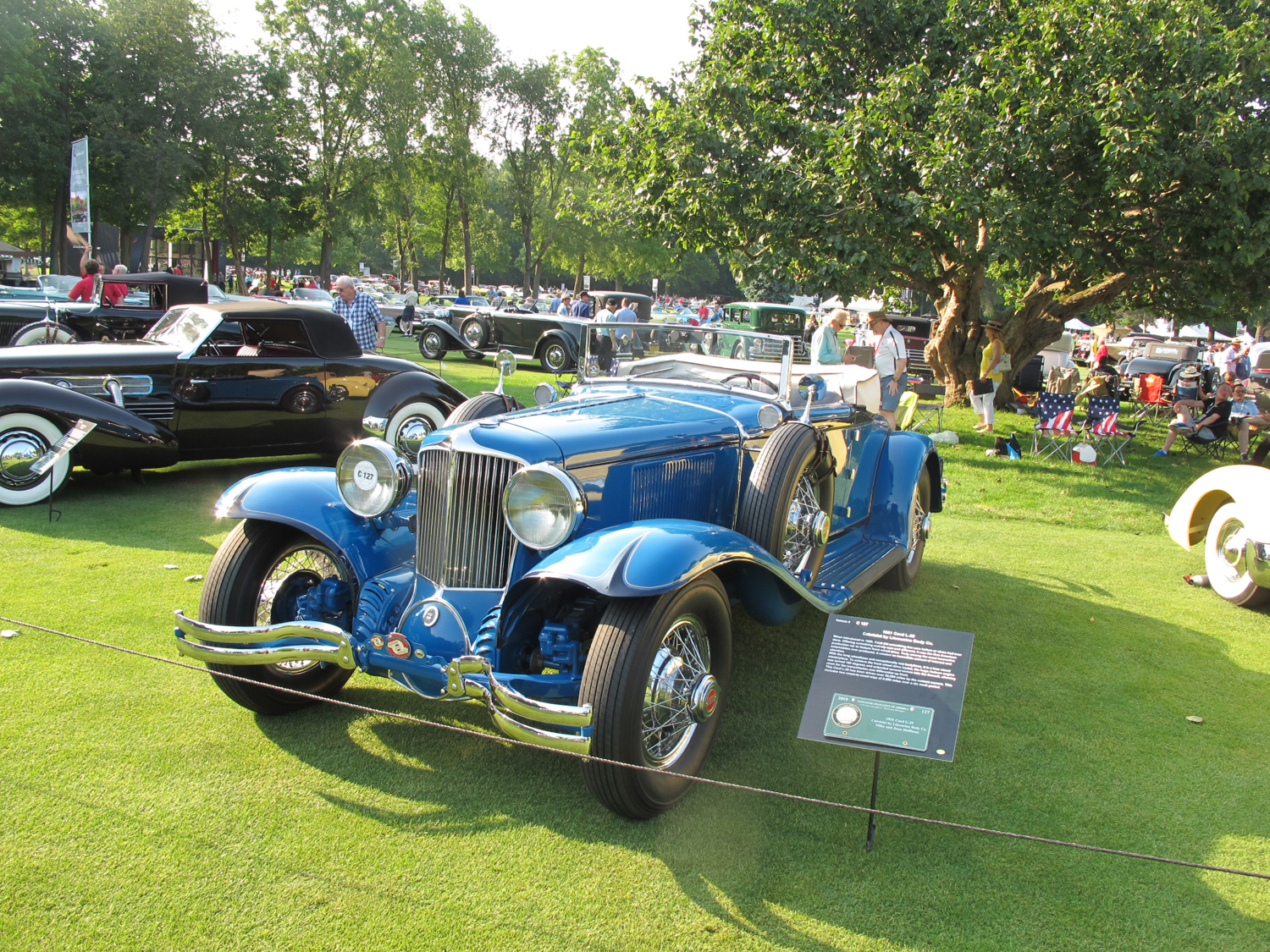 1931 Cord L-29  Cabriolet of Mike and Joan Huffman.