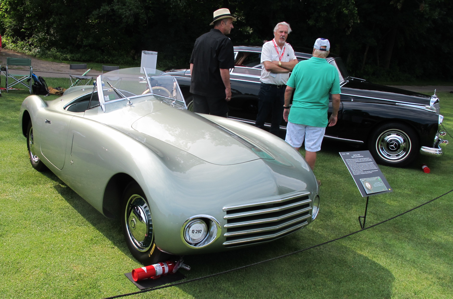 1946 Fiat 1100C Spider by Frua of Don Bernstein and Patti Taylor.