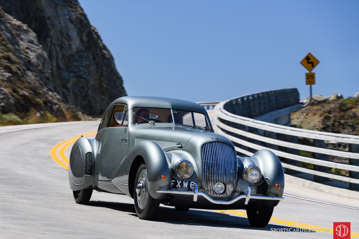 1938 Bentley 4.25 Litre Pourtout Aerodynamic Coupe TIM SCOTT FLUID IMAGES