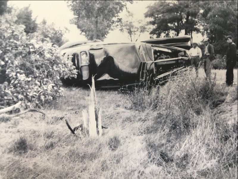 1939 Corniche crash during testing in Chateauroux France