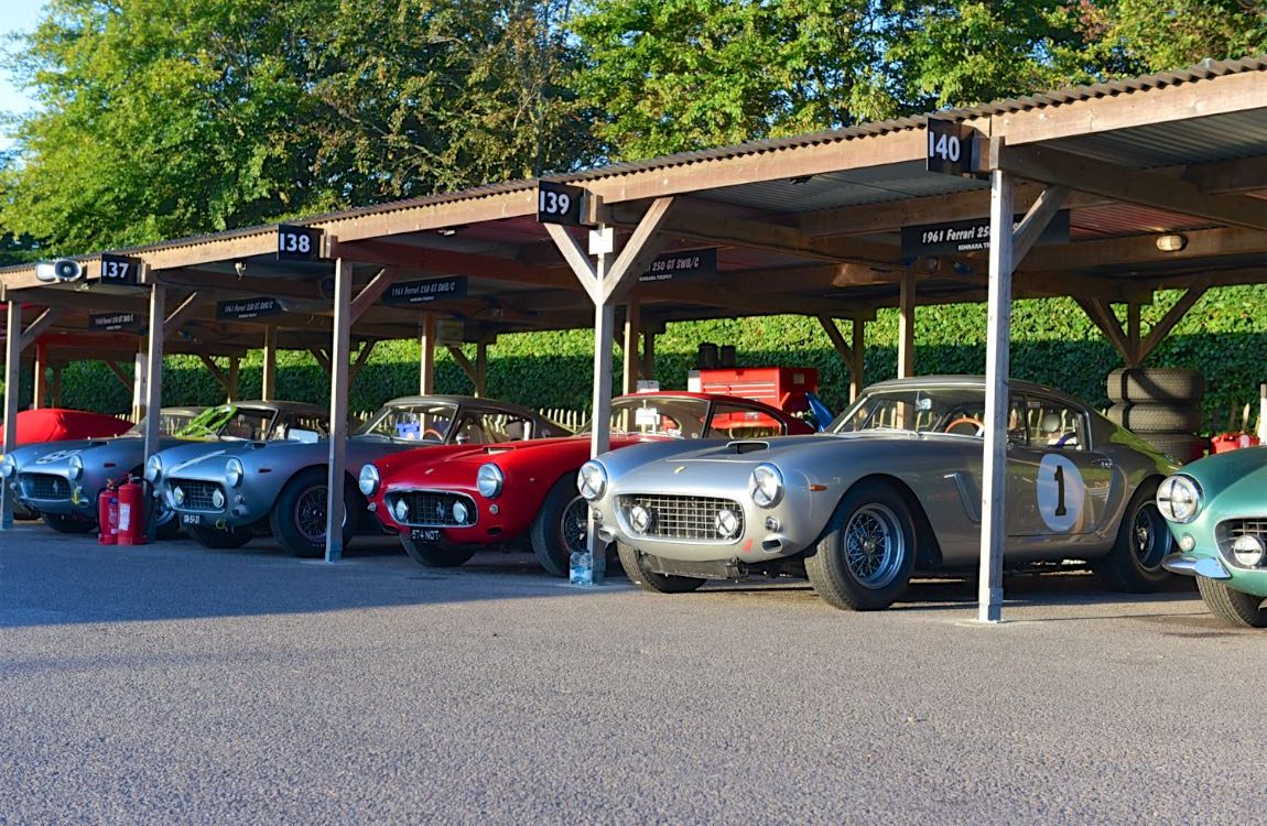 Ferrari 250 GT SWB Berlinetta paddock