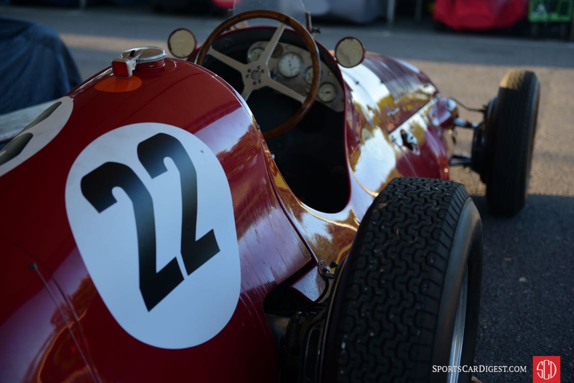 1949 Maserati 4CLT waits for her moment in the sun.