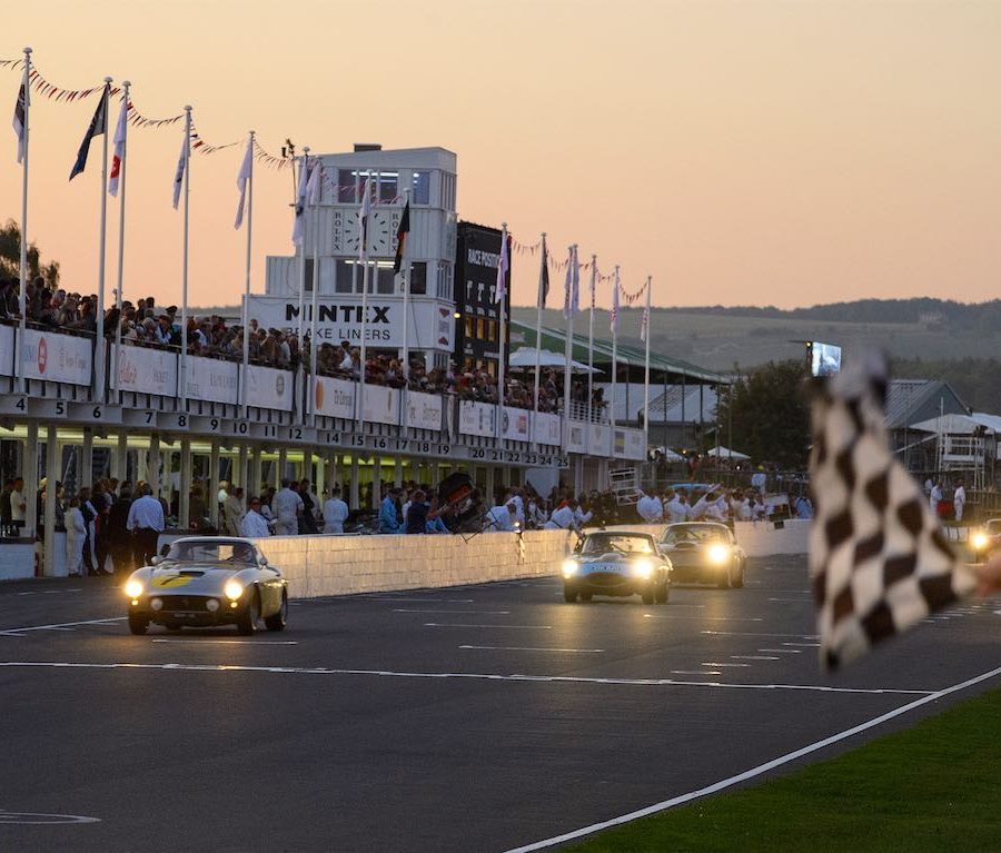 Checkered Flag waves for the end of the Kinrara Trophy  Nick Harvey