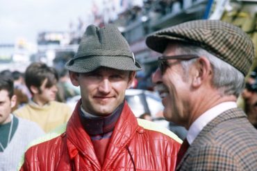 Ferdinand Piëch and Huschke v. Hanstein in 1968 at Le Mans.