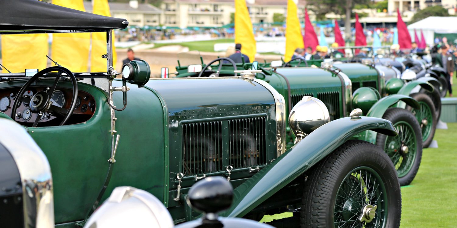 WO Bentleys at Pebble Beach. Steve Natale photo