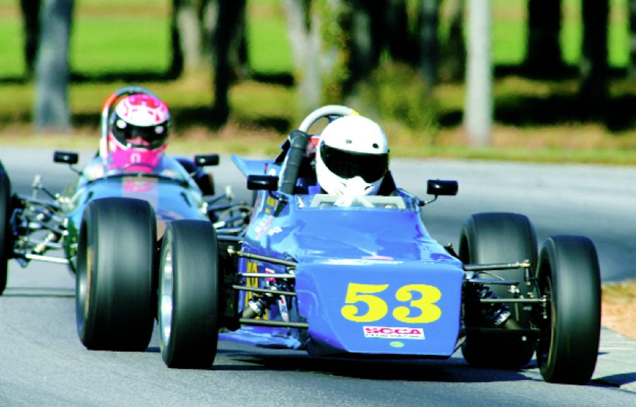 Barry Durham at the wheel of his 1977 Merlyn MK30.
Photo: Bob Harrington