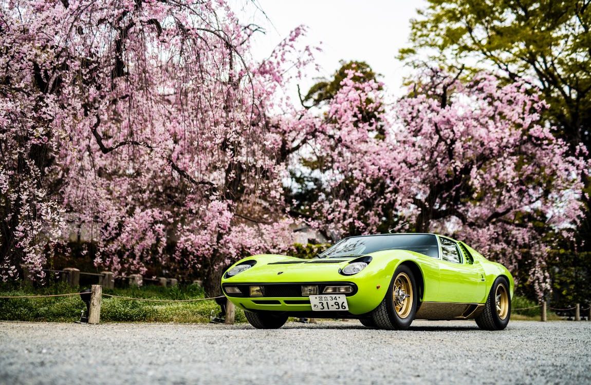 1971 Lamborghini Miura SV chassis 4838 won the Lamborghini 1963-1970 class and the Best Lamborghini trophy REMI DARGEGEN