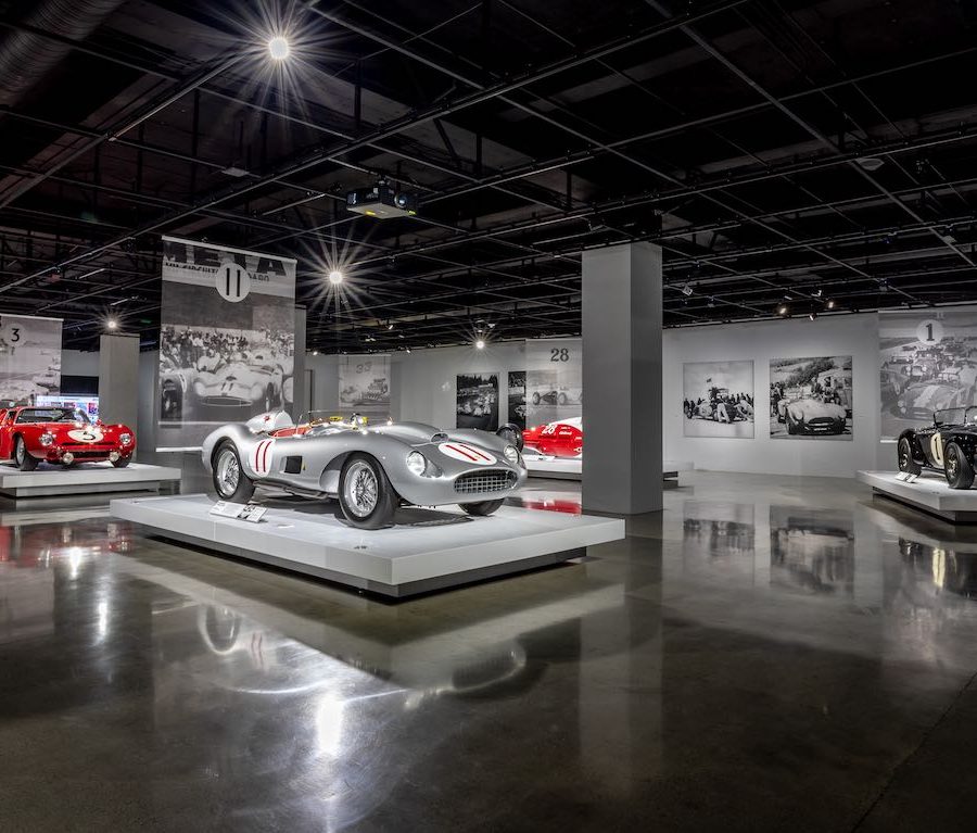 "Winning Numbers: The First, The Fastest, The Famous" exhibit at the Petersen Automotive Museum Ted Seven aka Ted7