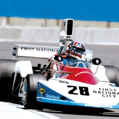 Doug Mockett and his 1975 Penske PC-3 F1.
Photo: Jim Williams