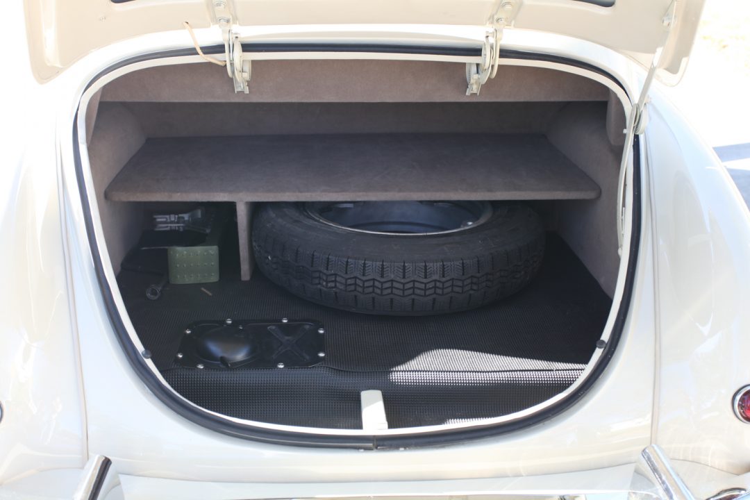 The coupe's trunk is smaller than the saloon but still usable.