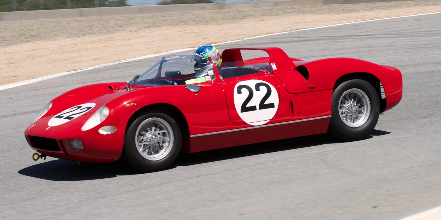 Stephen Hill in the 1963 Ferrari 250P. DennisGray