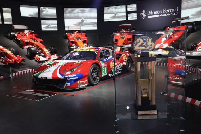 Ferrari at 24 Heures du Mans Exhibition