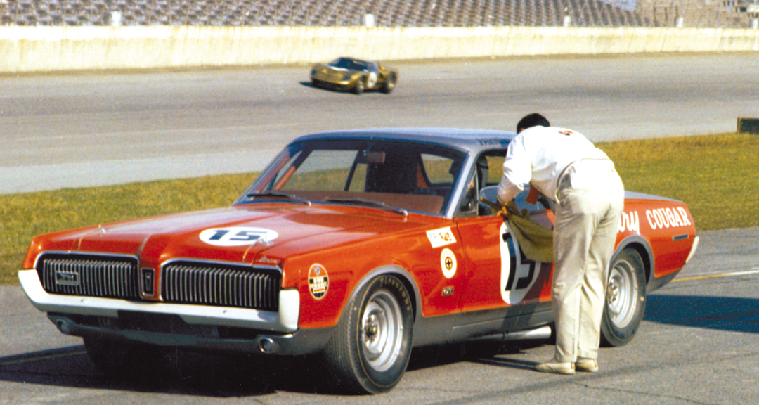 Ford announces creation of the Bud Moore Mercury Cougar Trans-Am team (1966).