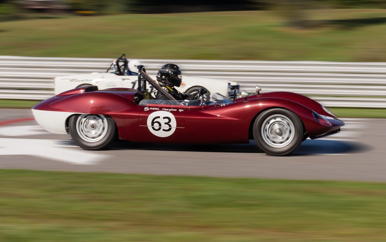  1964 Sabel Porsche Special on a racetrack