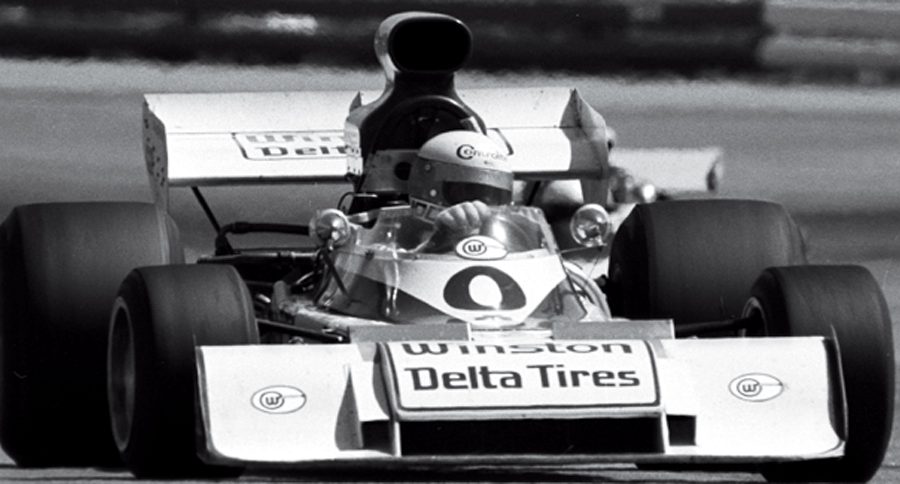 Jody Scheckter clinches the SCCA/USAC F5000 Championship (1973).