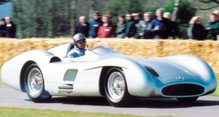 Mercedes W196 demonstration run.