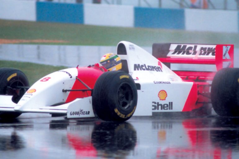 McLaren announces that it has signed Ayrton Senna away from Lotus (1987).