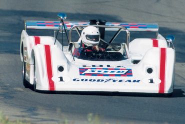 Todd Smathers and his 1972 Lola T-310 Can-Am.Photo: Jim Williams