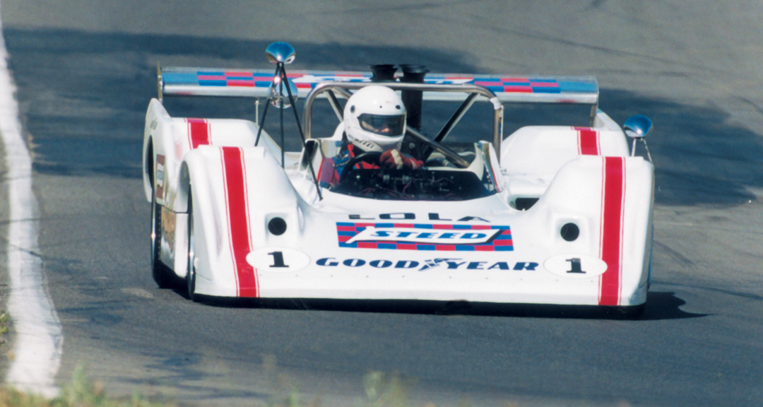 Todd Smathers and his 1972 Lola T-310 Can-Am.Photo: Jim Williams