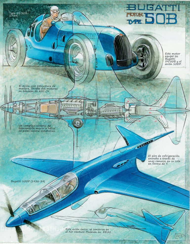 Bugatti Type 50B & 100P