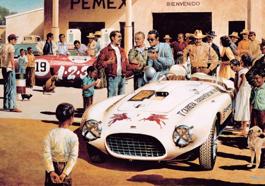 The last Carrera Panamericana is held (1954).