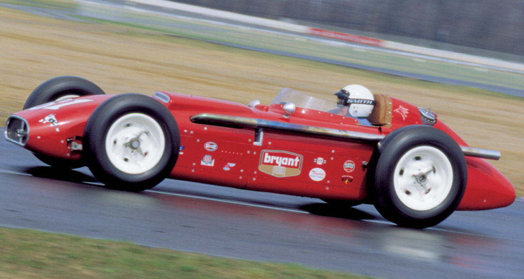 Gary Ford and his Kurtis roadster.Photo: Louiseann & Walter Pietrowicz