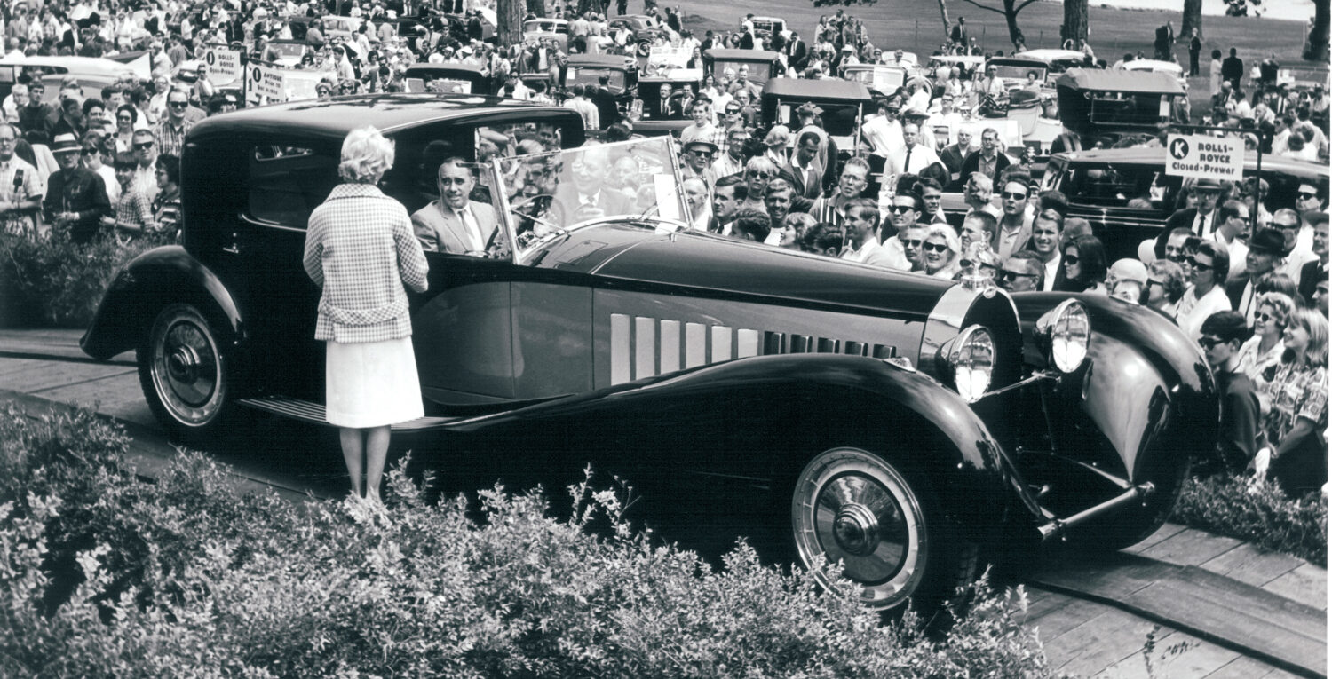 Year:1932, Make:Bugatti, Model:Type 41 Royale, Coachbuilder:Binder, Style;CoupÈ de Ville, Owner:William Harrah, Exhibit Year:1966,