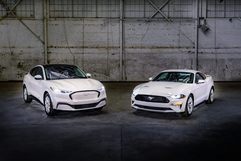 Mustang Family Ice White Appearance Package
