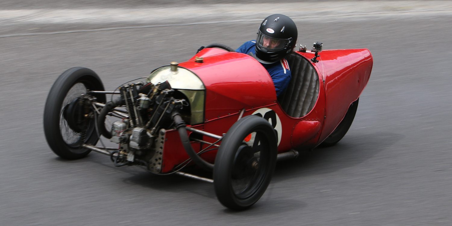 A STUDY OF CONCENTRATION - SANDFORD ANDREWS INHIS 1926 MORGAN AERO. Picasa