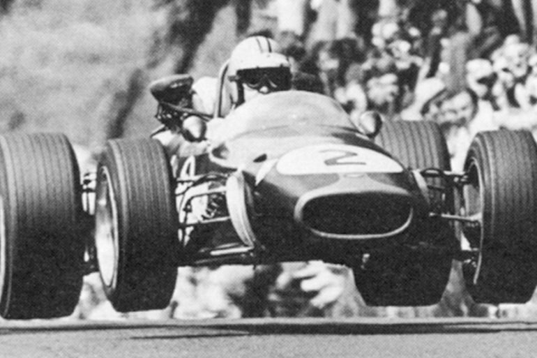 Denny Hulme wins the Formula One World Driving Championship (1967).