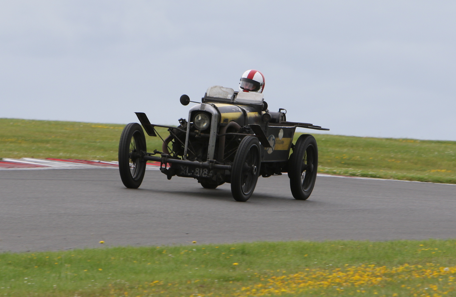 THE IRREPRESSIBLE MARK WALKER LEAVES THE GOOSENECK IN HIS 1922 GN THUNDERBUG. Picasa
