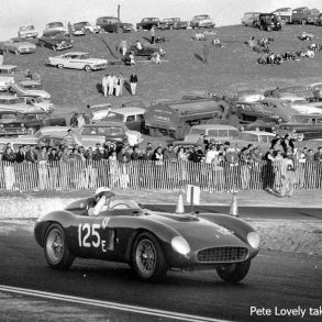 Pete Lovely, Nov. 9, 1957, for the Eighth Annual Pebble Beach Road Race,