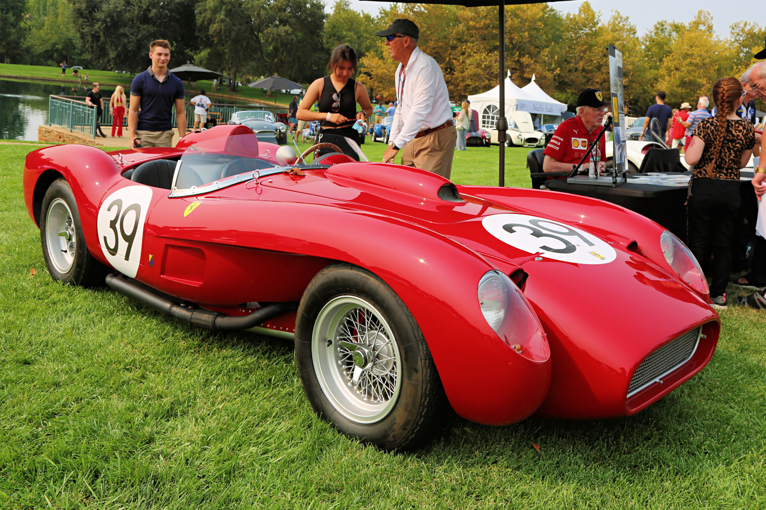1957 Ferrari 250 Pontoon Testa Rosa  Jack Wright
