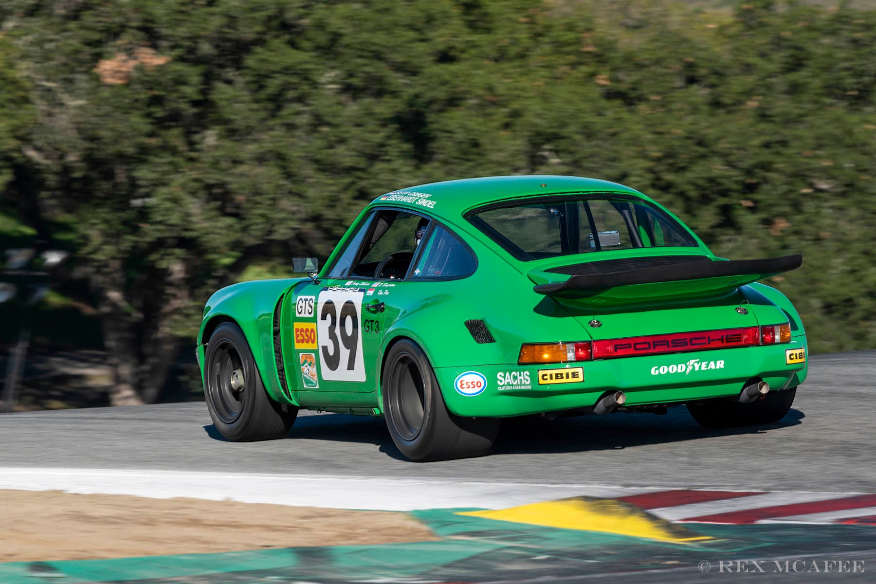 Dennis Singleton, Group 7, 1974 Porsche 911 RSR .  Photo © Rex McAfee REX MCAFEE rexmcafee@gmail.com
