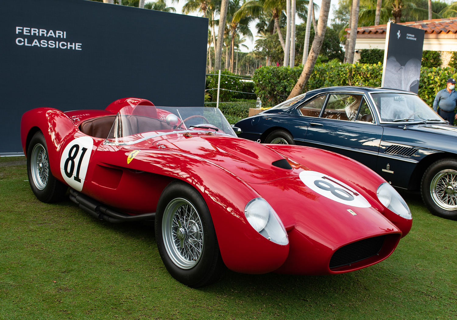 1958 Testarossa ser# 0738TR1961 Ferrari Superamerica ser#2641SA Chuck Andersen