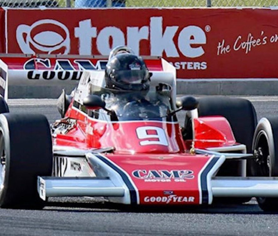 Jeff Urwin in the ex Penske/Andretti M24 McLaren at Road America 2021.