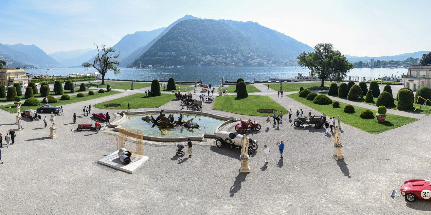 Panoramic shot of the Fuori Concorso at Villa Olmo