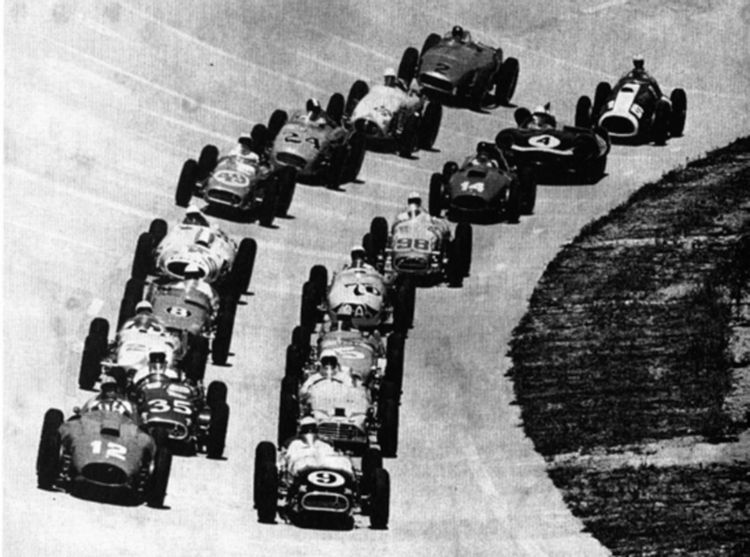 1957 Race of Two Worlds at Monza.