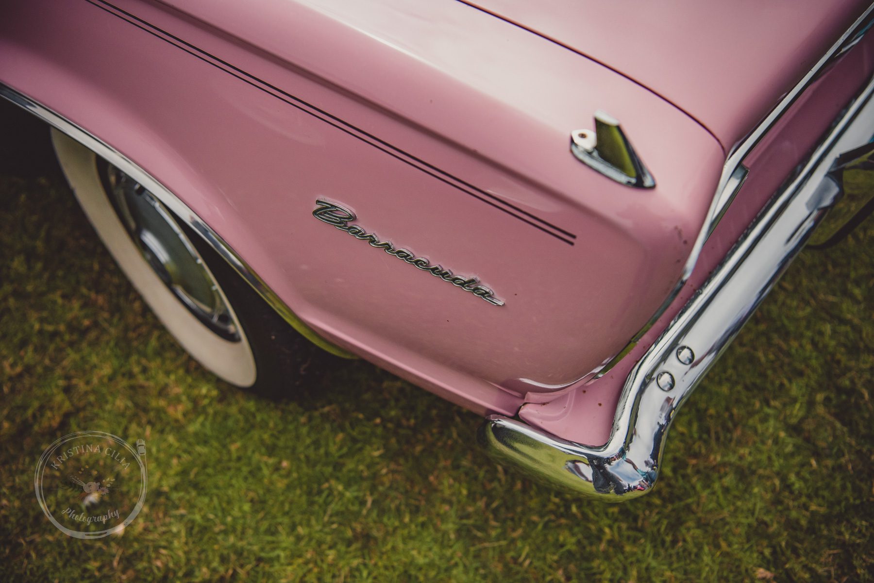 1966 Pepto Bismol Pink Plymouth Barracuda. © Kristina Cilia Photography Kristina Cilia