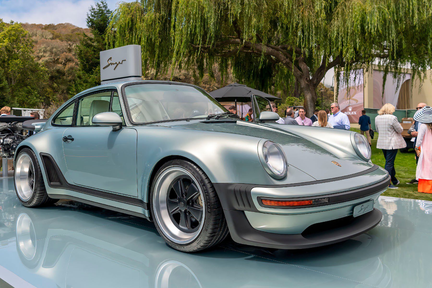 Singer Vehicle Design once again shocked the boutique air-cooled Porsche market with its latest “Turbo Study,” inspired by the original 1975 Porsche 930. © 2022 Rex McAfee RexMcAfee@gmail.com