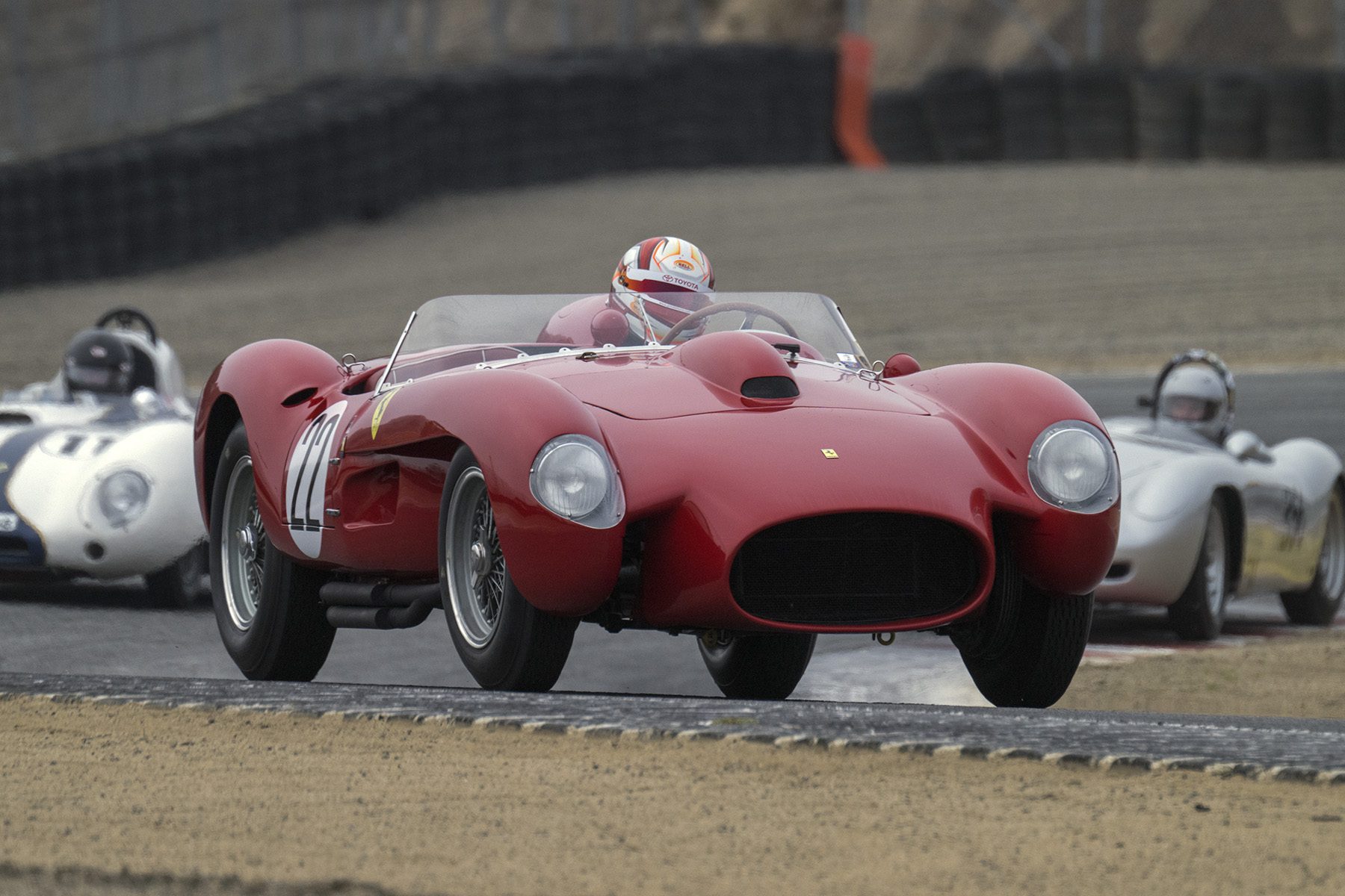 Chase Johnson/1958 Ferrari 250 Testa Rossa in Turn 2 Bill Wagenblatt