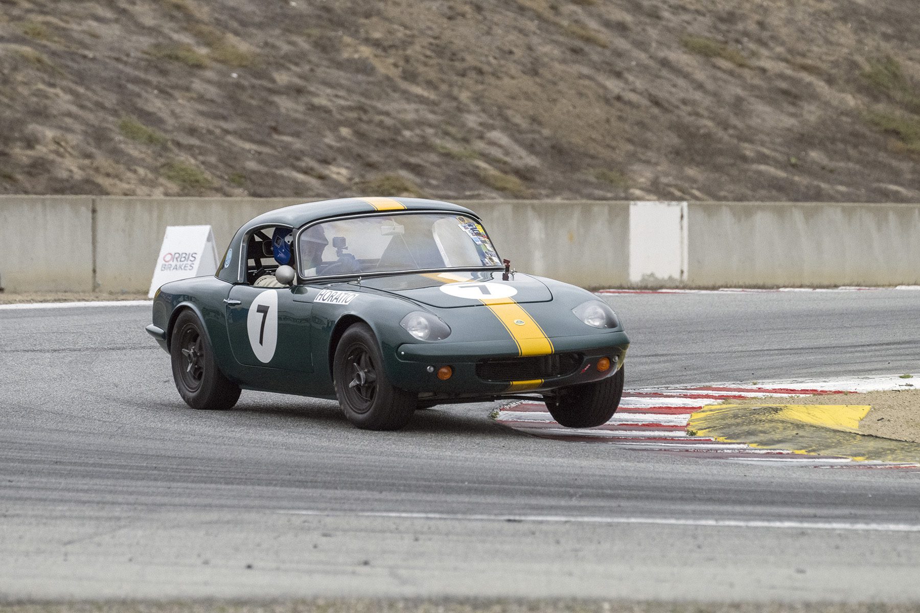 Horatio Fitz-Simon/1963 Lotus Elan 26R in Turn 11 Bill Wagenblatt